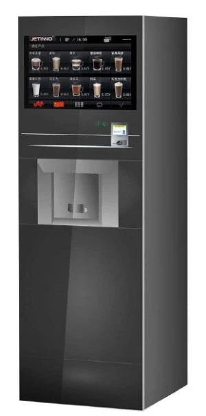 Coffee Vending Machine te salgsautomat utstyr varm drikke salgsautomat 27tommers skjerm